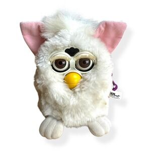 VTG Furby 70-800 Tiger Snowball Electronic Toy 1998 White MOVING (NOT TALKING)‎